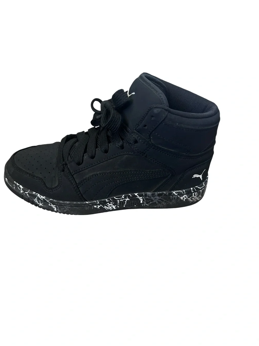 Puma Kids' Rebound LayUp Mountain Park High Top Sneakers Size 4/22CM